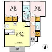 サニーヒルズ迫田の間取り画像