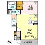 サンメゾン M’Sの間取り画像
