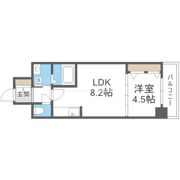 グランルクレ新大阪の間取り画像