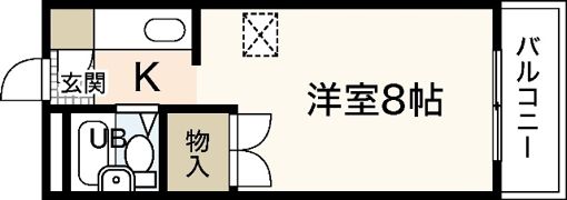 パインハウスⅠの間取り画像