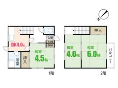 瀧本貸家（川内2丁目）の間取り画像