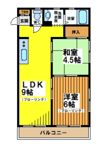 かぶら浜田山の間取り画像