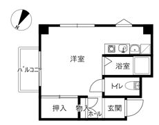 フレンドハイツ 二木の間取り画像