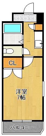 KMマンション北方の間取り画像