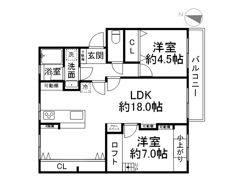 高倉台7-2団地30号棟の間取り画像