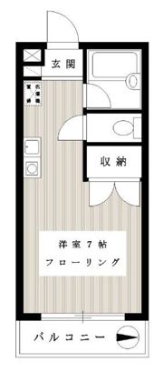 フローラマツノの間取り画像