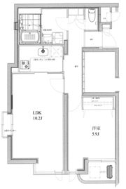 ヴァン・ヴェール武蔵小山の間取り画像
