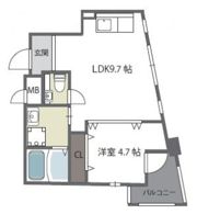 COURT HOUSEの間取り画像