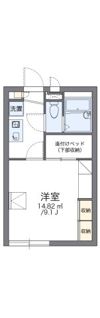レオパレス関口の間取り画像