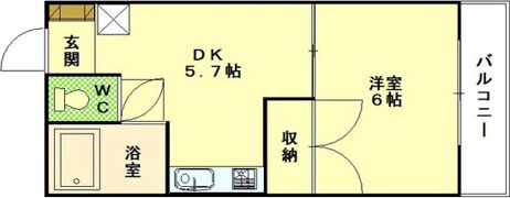 メゾンドール白島の間取り画像