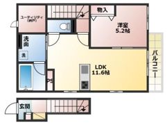 Maison de Fukumi（メゾンドフクミ）の間取り画像