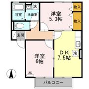 シェリール A棟の間取り画像