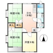 コーポ金子Bの間取り画像