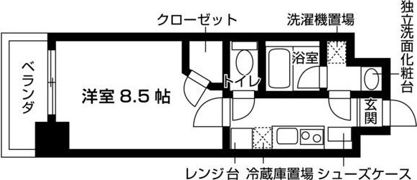 ゼスタレジデンス桜山の間取り画像
