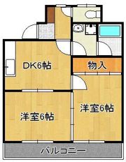 第二中央みささビルの間取り画像