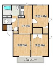 リヴィエールAの間取り画像