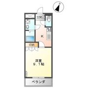 bienvivre楡木Ⅱの間取り画像