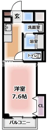 ロジュマン門真の間取り画像