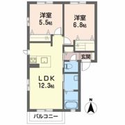 リッツハウス土居田の間取り画像