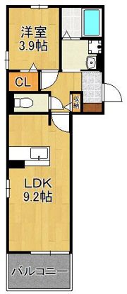 D-room KasumiIIの間取り画像