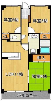 サンシティ・アヴァンテの間取り画像