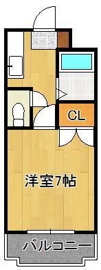 シャトレ安部山の間取り画像