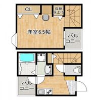 アレフガルド楽々園の間取り画像