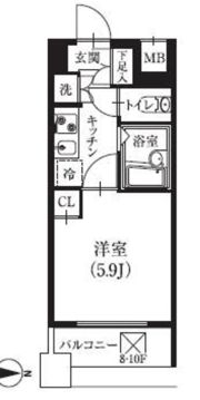 ラ・レジダンス・ド・千駄木の間取り画像