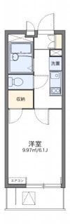 レオパレスハピネスオリーブの間取り画像