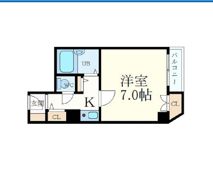 ブロスコート住吉の間取り画像