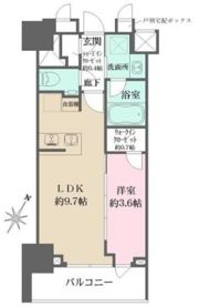 ザ・パークワンズ日本橋人形町の間取り画像