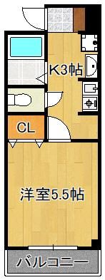 カノン（大田町）の間取り画像