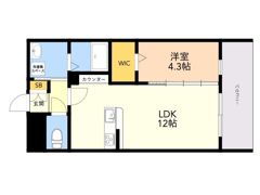 KL TOJIN WESTの間取り画像
