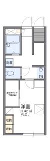 レオパレスyanagiⅡの間取り画像