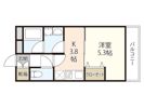 M Terrace八幡東 壱番館の間取り画像