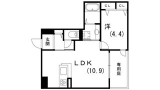 テラコート北野坂の間取り画像
