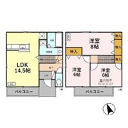 パークウェスト Aの間取り画像