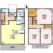 グランヴェール Bの間取り画像