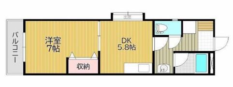 ESPACE東古松の間取り画像