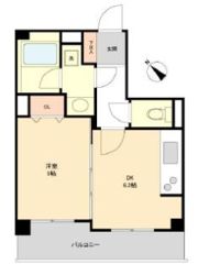 ルクレ初台の間取り画像