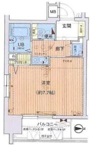 プレサンス心斎橋EASTの間取り画像