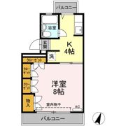 ハイツ伊世の間取り画像