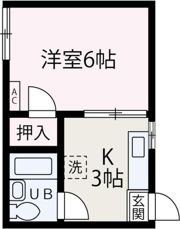 レピュート石橋の間取り画像