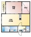 BRAVE BASE 東徳前 A棟の間取り画像