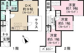 メルヴェイユ恵比寿 Bの間取り画像