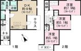 メルヴェイユ恵比寿 Bの間取り画像