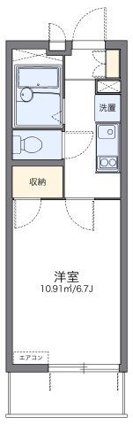 レオパレス新鎌ケ谷KIYOTAの間取り画像