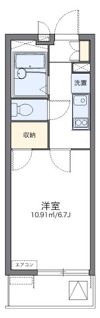 レオパレスミモザ ガーデンの間取り画像