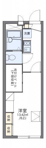 レオパレスウィステリアの間取り画像