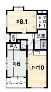 ベルリーフIの間取り画像